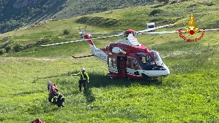Arquata del Tronto - Bloccati sul Vettore, escursionisti recuperati dai vigili del fuoco